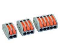 Wago - Bornes 2.3 et 5 entrées S222 Blister de 20