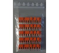 Wago Bornes de connexion automatique Genisys Kit® 5 x 221-412,5 x 221-413,5 x 221-415 dans un sachet à fermeture à pression refermable Transparent