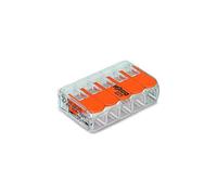 Wago - Borne de raccordement 221-415 BT25 4 mm² Transparent 32 A