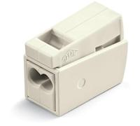 WAGO, Bornes Luminaire Série 224, Sachet de 10 Connecteurs Mixtes pour Fils Rigides 1-2.5mm² et Souples 0.5-2.5mm², Tension 400V, Courant 24A, Longueur Dénudage 9-11mm