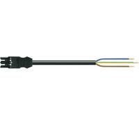 WAGO Câble de raccordement secteur Alimentation mâle - extrémité(s) ouverte(s) Nombre total de pôles: 2 + PE noir 1.00 m 1 pc(s)