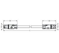 Wago Cordon De Brassage Réglable Installation Dans le Bâtiment - 774-9973/006-505