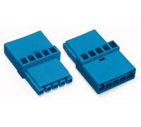 WAGO Dispositif de raccordement Alimentation mâle - Alimentation femelle Nombre total de pôles: 5 bleu 50 pc(s)