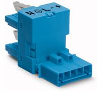 WAGO Distributeur en H Alimentation mâle - Alimentation femelle, Alimentation femelle Nombre total de pôles: 5 noir 50 pc(s)