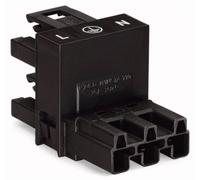 WAGO 770-686 - Répartiteur en h WINSTA® midi, 1 connecteur mâle/2 connecteurs f