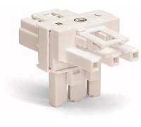 WAGO 770-615 - WINSTA® midi, répartiteur en T 3 broches, 1 connecteur mâle/2 co