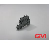 Wago Double Étage Pince 2002-2201 Pince De Passage 2,5 Mm² Gris