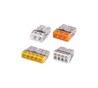 Wago - Flacon de 100 mini bornes de connexion automatique 2, 3, 5 et 8 fils S2273