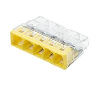 WAGO - Flacon de 50 Mini bornes de Connexion Automatique 5 entrées S2273