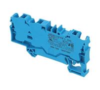 Wago Borne de passage 4017332999694 0,5-6/10 mm² Bleu 3 l