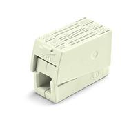 WAGO® Lot de 30 bornes pour luminaires, blanches, 224-112/996-030
