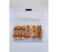 Wago Lot de 32 connecteurs série 221, 221-412, 221-413, 221-415 pour poches de travail