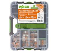 WAGO - Malette 80 Bornes S222 2, 3 et 5 Entrées - Fils Souples