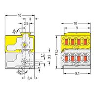Wago Micro Bus System connecting Terminal - 243-212 [50 Pieces]
