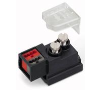 WAGO Module d'alimentation câble rond - câble plat Nombre total de pôles: 2 noir 25 pc(s)