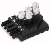 WAGO Module dérivateur câble rond - câble plat rouge 10 pc(s)