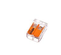 Wago Pince levier connexion, BLV221412 | Connecteurs automatiques compacts pour fils rigides et souples de 0,2 à 4 mm², courant 32 A et tension 450 V