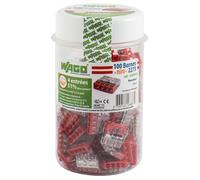 WAGO - Pot de 100 mini bornes de connexion automatique 4 entrées S2273