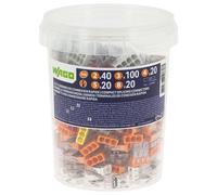 WAGO - Pot de 200 bornes de connexion automatique S2273 2,3,4,5, et 8 entrées