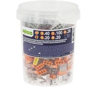 WAGO Pot de 200 bornes de connexion automatique S2273 2,3,4,5, et 8 entrées