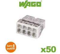 WAGO - Pot de 50 mini bornes 8 fils S2273 WAGO
