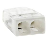 Wago Bornes Série 2273 - 2 entrées 0,5/2,5 mm² - Sachet de 10