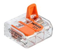 WAGO - Sachet De 3 Bornes S221 3 Entrées Fils Souples Et Rigides