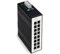 WAGO Switch industriel 852-1106 | avec 16 voyants d'autonégociation et de diagnostic du panneau avant des ports ETHERNET 10/100/1000 Mbit/s, prend en charge jusqu'à 8 000 adresses MAC absolues