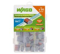 WAGO Valisette 50 bornes S222 pour fils souples et rigides WAGO