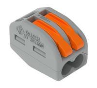 Wago - WAG222412 - Borne pour boîte de dérivation borne à 2 conducteurs avec leviers de manipulation