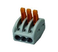 WAGO WAGO Bornes à connexion rapide 2p 2,5 mm² 5 pièces sachet avec rail Quantité:1