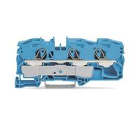 WAGO WAGO Bornier de dérivation 3 conducteurs 16 mm² 2016-1304 bleu Quantité:1