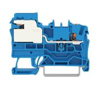 WAGO WAGO Bornier de séparation 1 conducteur N 2,5 mm Push-in CAGE CLAMP bleu 2202-7114 Quantité:1