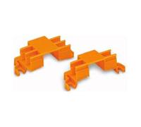 Wago Adaptateur de fixation 243-112 – Série 243, 4 positions, montage TS35 ou vis, orange, 10 pièces