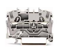 WAGO WAGO GmbH& Co. KG Bornier de passage 2 conducteurs, TS 35 2002-1201 Quantité:1