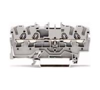 WAGO WAGO GmbH& Co. KG Bornier de passage 4 conducteurs, TS 35 2002-1401 Quantité:1
