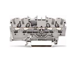 WAGO WAGO GmbH& Co. KG Bornier de passage 4 conducteurs, TS 35 2002-1401 Quantité:1