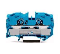 WAGO WAGO GmbH& Co. KG Bornier de passage bleu 2L 1p TS35 2016-1204 Quantité:1