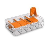 Wago - Borne de raccordement 221-415 BT25 4 mm² Transparent 32 A