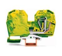 Borne pour conducteur de protection WAGO 285-637 16 mm ressort de traction Affectation: terre vert, jaune 15 pc(s)