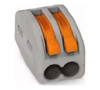 WAGO WAGO GmbH& Co. KG Connecteur de connexion 2x0,08-4mm² gris 222-412 Quantité:50