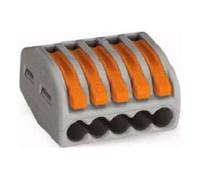 Wago Borne de connexion universelle 222 pour fils souples et rigides X10