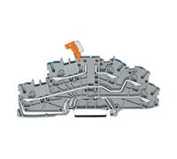WAGO WAGO GmbH& Co. KG Connecteur de distribution 4 mm² gris NT/L/PE 2003-6641 Quantité:1