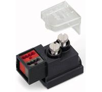 WAGO WAGO GmbH & Co. KG Module dalimentation câble rond - câble plat Nombre total de pôles: 2 noir 25 pc(s)