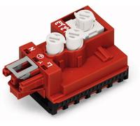 WAGO WAGO GmbH & Co. KG Module dérivateur câble rond - câble plat Nombre total de pôles: 3 noir 10 pc(s)