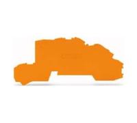 WAGO WAGO GmbH& Co. KG Plaque de fermeture/intermédiaire 0,8 mm épaisseur orange 2003-7692 Quantité:1