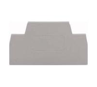 WAGO WAGO GmbH& Co. KG Plaque de finition grise 280-340 Quantité:25