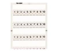 WAGO WAGO GmbH& Co. KG Système de désignation WMB W:1-10 par(10x) 793-5502 Quantité:1
