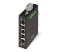Wago Commutateur réseau 852-111 – Fast Ethernet (10/100), Full duplex, Grille de montage – Noir