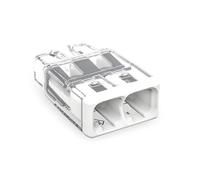 WAGO Wall-Nuts 2773-402 PUSHWIRE Connecteur d'épissure | pour conducteurs solides et toronnés | 2 conducteurs | Couverture blanche | [Pot de 300 pièces]